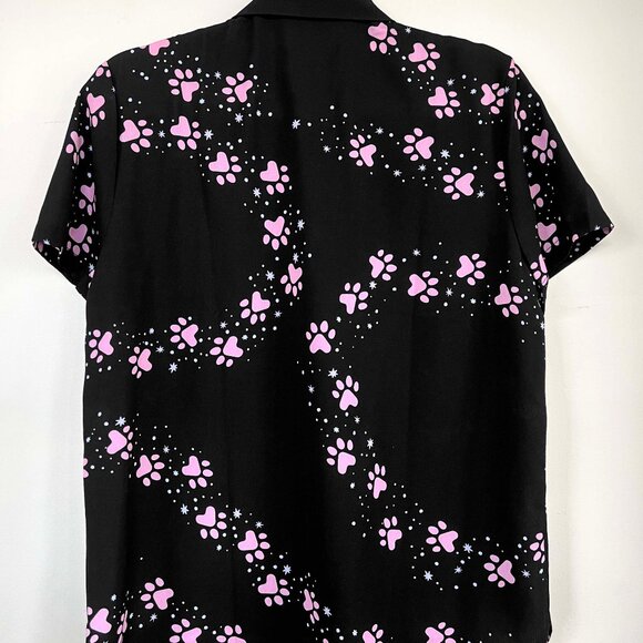 Blackmilk Cat Paws Button Up Shirt - Picture 5 of 6